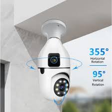 Double Lens Wifi Supported Bulb Camera