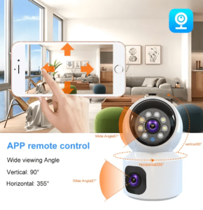 Dual Lens Sim Supported Ptz Ip Camera With 4G Connectivity