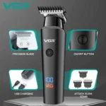 VGR V937 Rechargeable Hair Trimmer LED Display