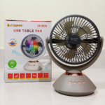 Joy Super JY-2570 rechargeable fan close up